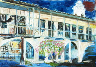Monastry Cyprus by Joan de Bot