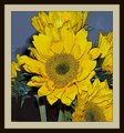 Sunflowers Van Gogh style by Renee May