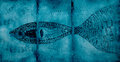 The blue fish by Vicky Delgado