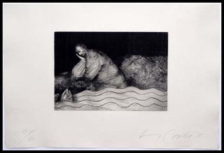 "Contemplativa en el lago" by Miguel Cond&eacute;