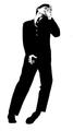 Single dancer by Robert Longo