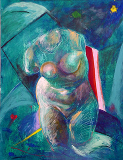 Blue Green Torso by Federico Winqvist Estrada