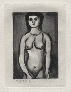 Fille Nue by george rouault