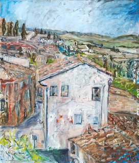White House in Tuscany by Joan de Bot