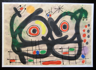 Le Lezard aux plumes D&rsquo;or - Maeght 516 by Joan Mir&oacute;