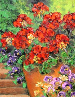My Geraniums by Anna Good