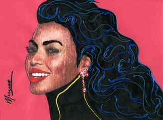 Beyonce red by Marco Mark