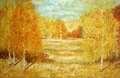 Autumn Birches by Elena Yotsova