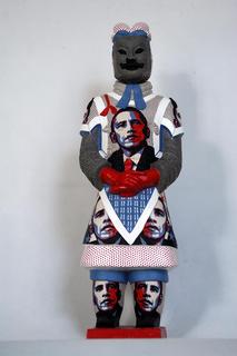 Terracotta Warrior - Obama by Liu Fenghua & Liu Yong