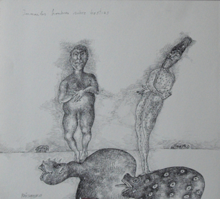 men immobility on beasts by Ricardo Hirschfeldt
