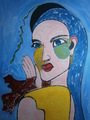 PL&Aacute;CIDA K. by Angel Escalera