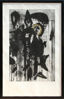 Poeta Occidentale - Triptych #2 by Mimmo Paladino