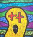 "Nothing to say"(The series "Open eyes, mouths closed and vice versa") by Sandra Tysak