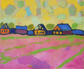Pink field by Stanislav Bahvalov