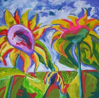 girasoles de Raquel Sarangello
