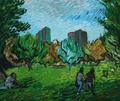Central Park by Van Gogh by Luis Chichon by Luis Chichon