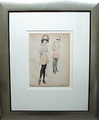 kees van Dongen (1877-1968) - pochoir - croquis by kees van dongen