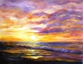 Sea Sunset by Elena Yotsova