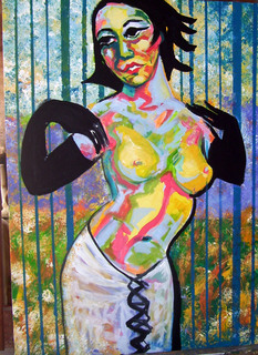 PORTRAIT NUDE PARTY THE PICASSO by Raquel Sarangello