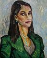 Queen Rania by Van Gogh by Luis Chichon by Luis Chichon