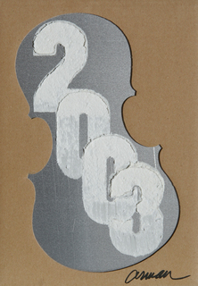 New Year's Card, 2003 by Arman