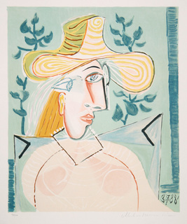 Femme &agrave; la Collerette by Picasso Estate Collection