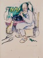 Kees van Dongen- Le Flutist by kees van dongen