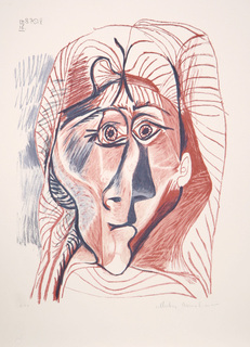 Visage de Femme de Face by Picasso Estate Collection