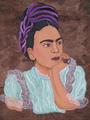 Thoughtful FRIDA by MAGDALENA ALVARADO
