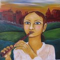 Fluteplayer by Stina Engvall