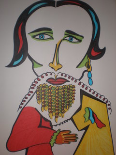 JUAN BU&Ntilde;ON G.(El violinista) by Angel Escalera