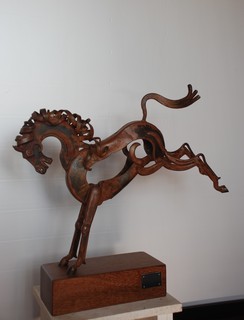 Caballo retozando II by Luis Martin Fernandez