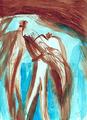 Two Angels' Bath by Oscar Ramos Campos