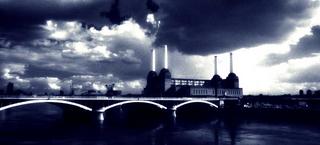 Battersea  in Blue by Peter Muller