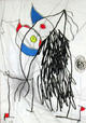 Passage de L'Egyptienne XVII by Joan Mir&oacute;