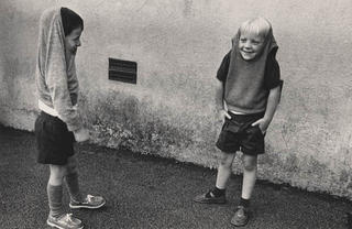 Children in Playground, Booker Ave. School, Liverpool, 1988 by Marketa Luskacova