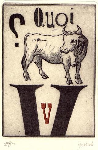 Vache by Angel Bellido