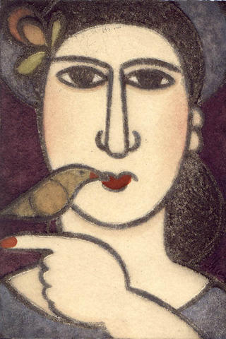 Woman and The Bird by Jacoba