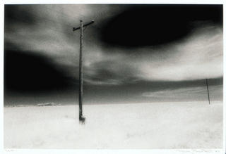 Telephone Poles and Wheat Field by Doug Rhinehart