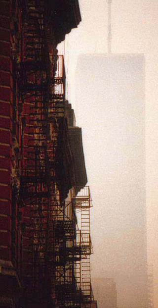World Trade Center: A view from Soho 1 by George Romanation