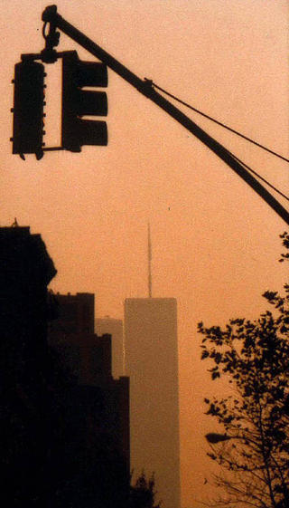 World Trade Center: A view from Soho 2 by George Romanation