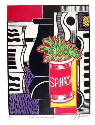 Leger Loves the Spinach by Luis Cabrera