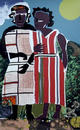 Two Women by Romare Bearden