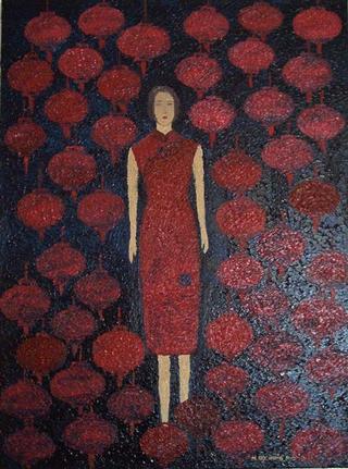 Leaving the Red Lantern Field by Mayland Rey-Zheng