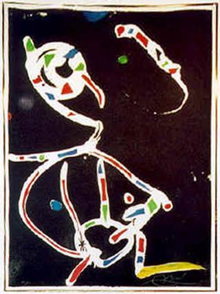 La Traca III (Fireworks III) by Joan Mir&oacute;