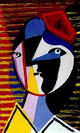 Visage de Femme Sur Fond Ray&eacute; by Picasso Estate Collection