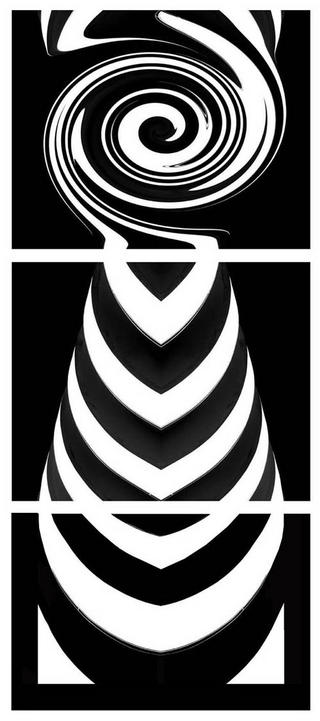 Triptych N&ordm;2 (from the Arquigraf&iacute;as Series) by Daniel Machado