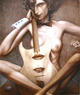 Girl with Guitar by Rinat Baibekov