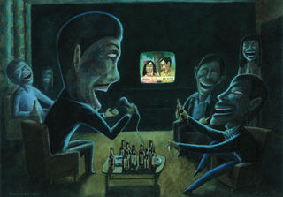 Karaoke Bar by Bruce Meek