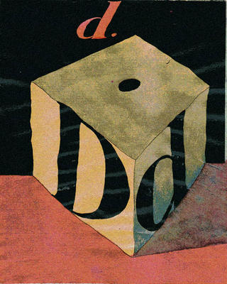 Digital Alphabet: Letter D by Angel Bellido